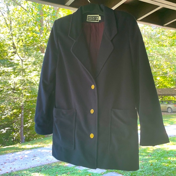 Made in USA 🇺🇸 Pea Coat with bonus Handmade Scarf 🧣 - Picture 3 of 9